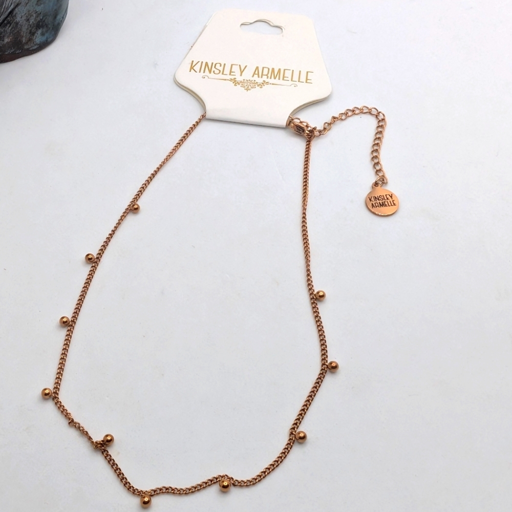 Kinsley Armelle Gold Minimalist Necklace